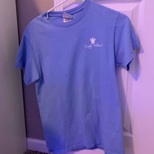 purple simply southern tee